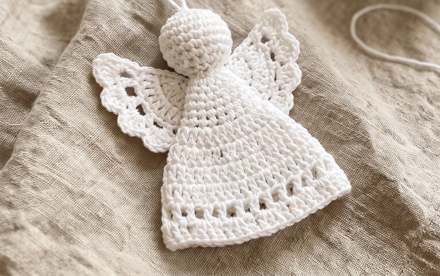 3 The Easiest Angel Ornament Free Crochet Patterns